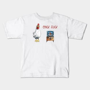 Chick Flick, Chicken Humor Kids T-Shirt